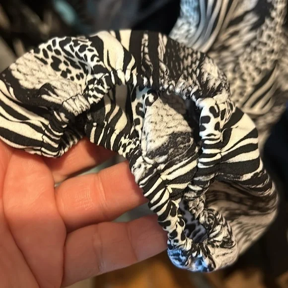 Style & co animal print peplum button down tunic blouse size 1X - Picture 8 of 8